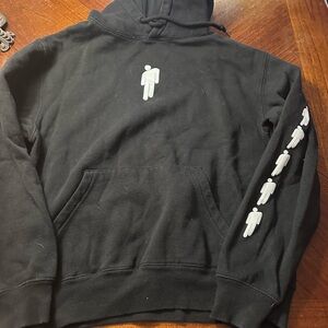 Billie Eilish World Tour Black Hoodie Size Small 2019 Sweatshirt